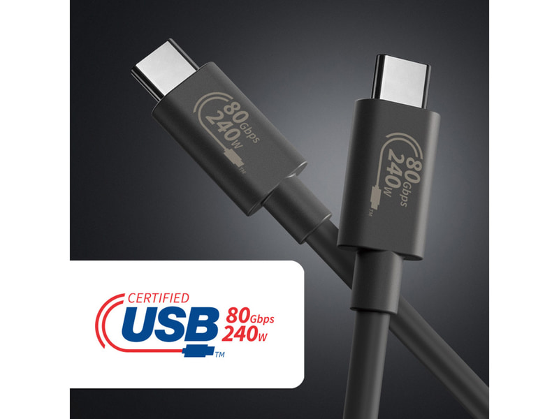 Arriva il primo cavo USB4 2.0 da 80 Gbps e 240 Watt 2